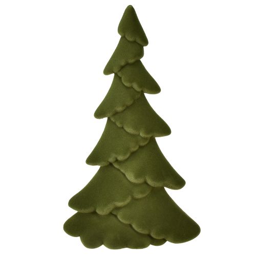 Product Artificial Christmas tree fir tree green flocked 45cm