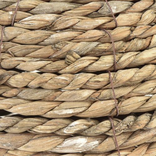 Product Ball straw decoration for hanging grey washed Ø20cm 2pcs