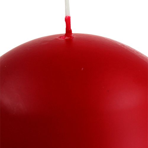 Floristik24 Ball candles 60mm red 16 pcs