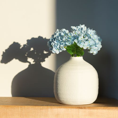 Product Artificial hydrangea flowers, lifelike design, for living room decoration, 34cm, 3 pieces