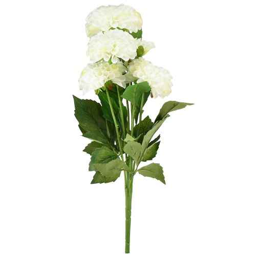 Product Artificial flowers decoration dahlias artificial white 50cm