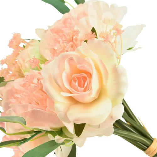 Product Artificial flower bouquet peonies roses eucalyptus decorative silk flowers 32cm
