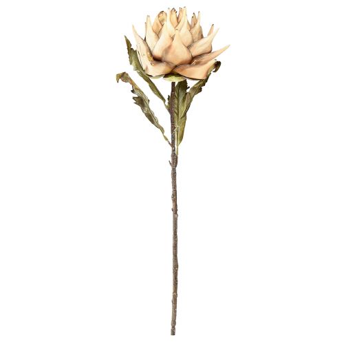 Product Artificial Plant Artichoke Cream Dry Look Ø15cm 73cm