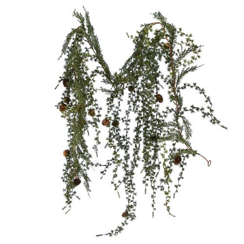 Floristik24 Larch garland green with cones 180cm