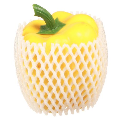 Product Food dummy decoration vegetables pepper yellow H10cm