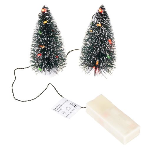 Product LED Christmas tree mini artificial for battery 16cm 2pcs