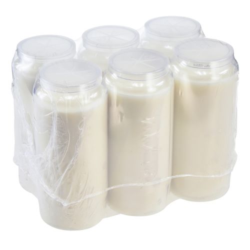 Floristik24 Oil light for grave lanterns grave lamps Ø6.5cm H15cm 6 pcs