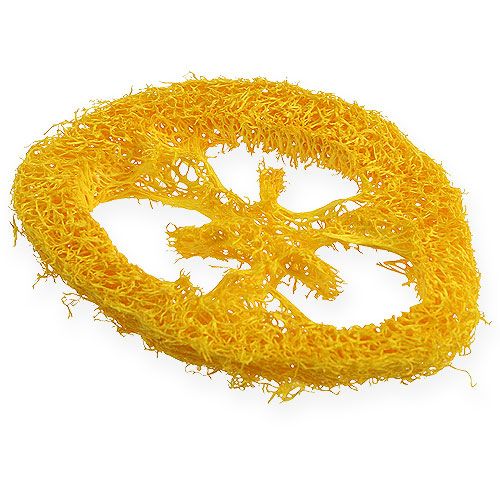Floristik24 Luffa Discs Yellow 25 pcs