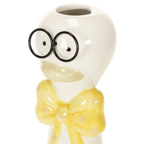 Ceramic Duck Figurines with Glasses – Set of 3 for Spring and Summer Décor, 25cm | Floristik24.ie