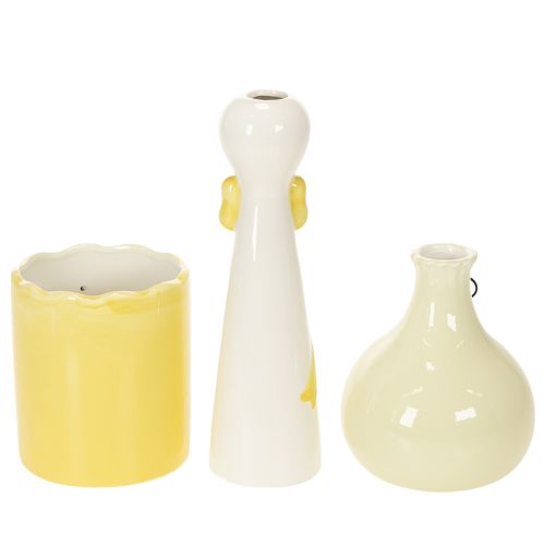 Ceramic Duck Figurines with Glasses – Set of 3 for Spring and Summer Décor, 25cm | Floristik24.ie