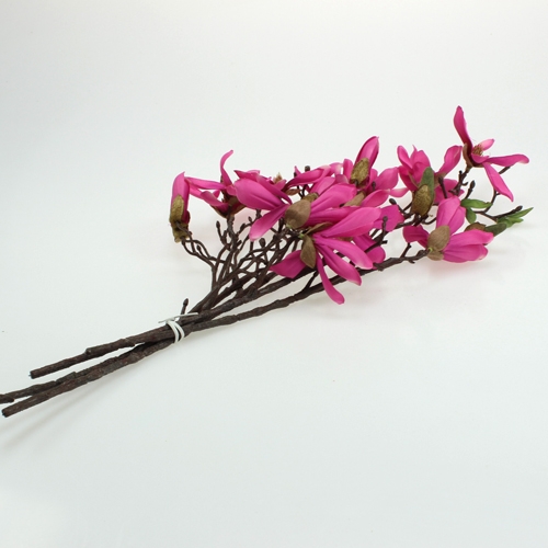 Floristik24 Magnolia branch pink 45cm 4pcs