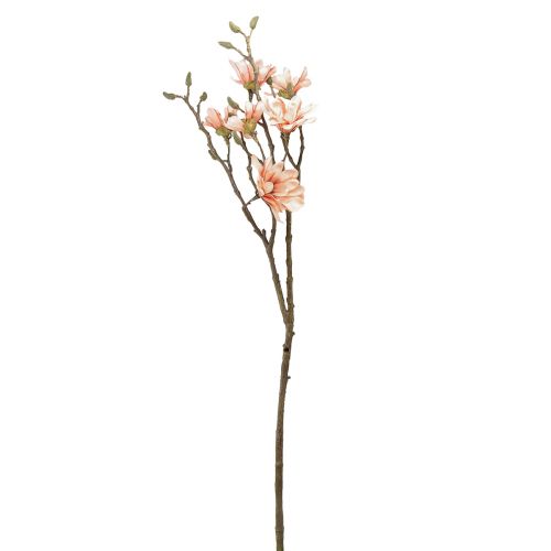 Floristik24 Magnolia branch with 6 flowers Magnolia artificial salmon 84cm