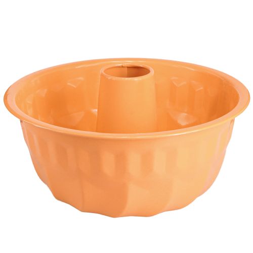 Floristik24 Metal decorative baking mold Bundt cake orange Ø23cm H12cm