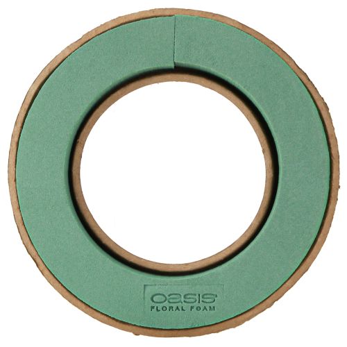 OASIS® Biolit® Floral Foam Green Ring Wreath 32cm 2 pcs