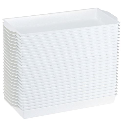 Product OASIS® White Sandwich Tray for Floristry & Decoration 23x11x2.5cm 25-Piece Set