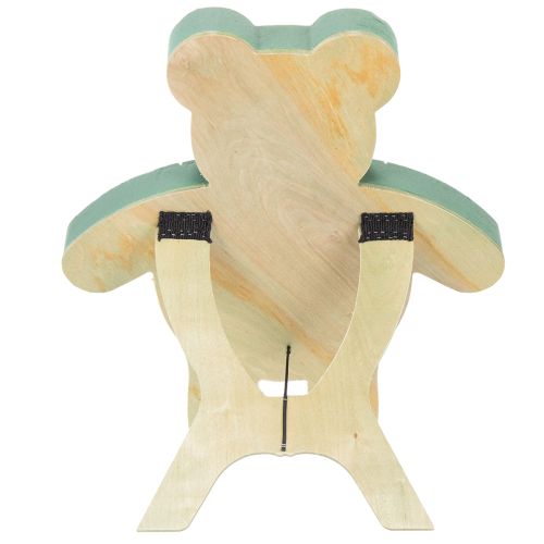 Product Floral foam teddy bear figure with stand, 48.5cm x 42cm, H5cm, 1 piece