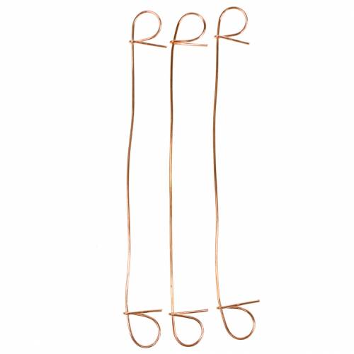 Eyelet binding wire copper 1mm x 120mm 100 pcs