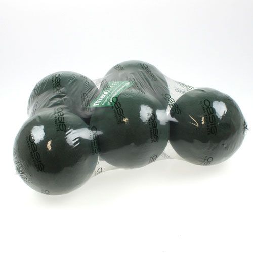 Product Floral foam ball small green Ø12cm 5 pcs