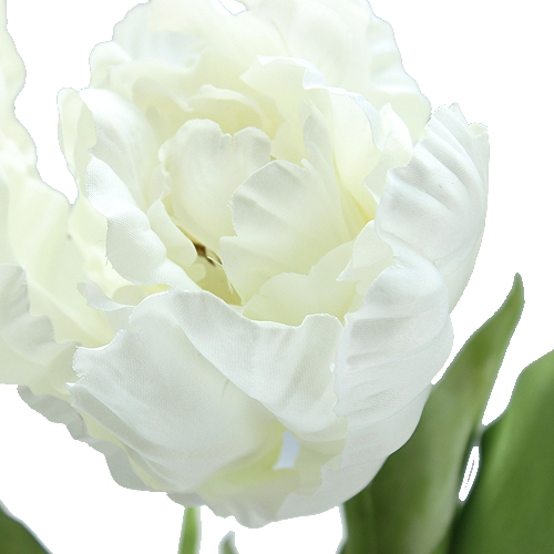 Product Decorative tulips white 73cm 3pcs