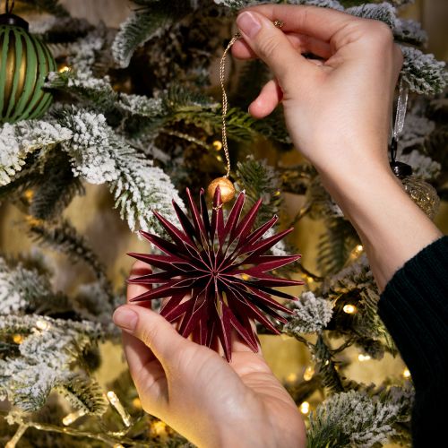 Product Decorative paper stars for hanging, perfect for festive decorations