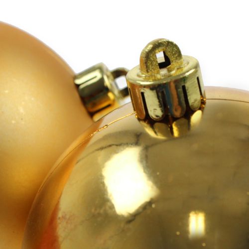 Product Christmas ball gold 10cm 4 pieces