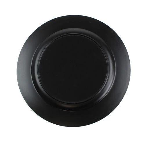 Plastic plates silver Ø17cm 10p | Floristik24.ie