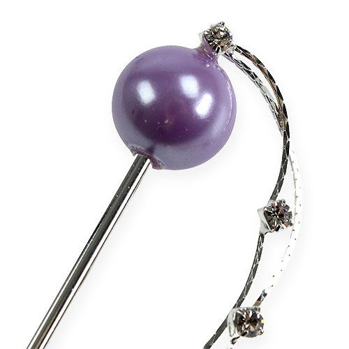 Product Decorative pin with pearl 11.5cm 6pcs