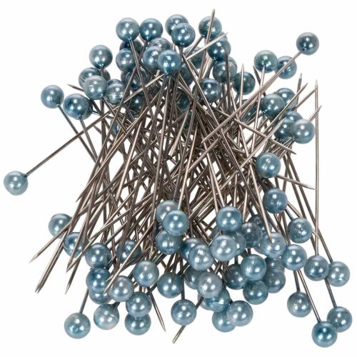 Turquoise pearl-headed pins, Ø6mm, 65mm buy online | Floristik24.ie