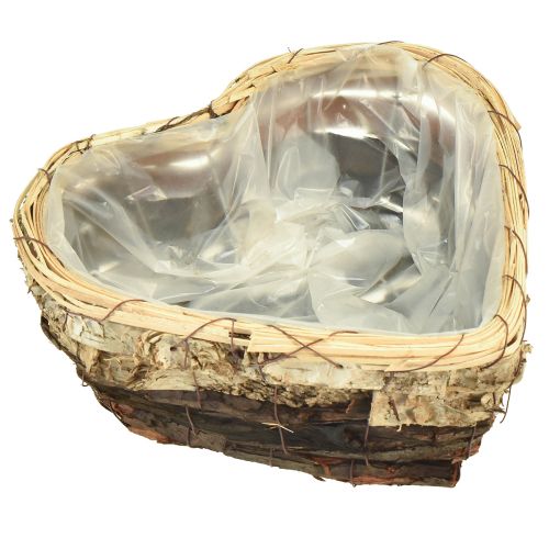 Product Plant heart wooden plant bowl 3-coloured 30/26/20.5cm set of 3
