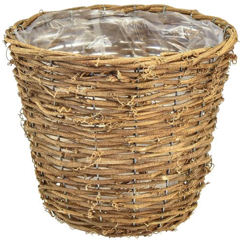 Product Vine planter basket Ø25cm H22.5cm natural planter