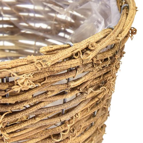 Product Vine planter basket Ø25cm H22.5cm natural planter