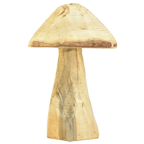 Floristik24 Natural decorative mushroom made of elm wood wooden mushroom 27cm