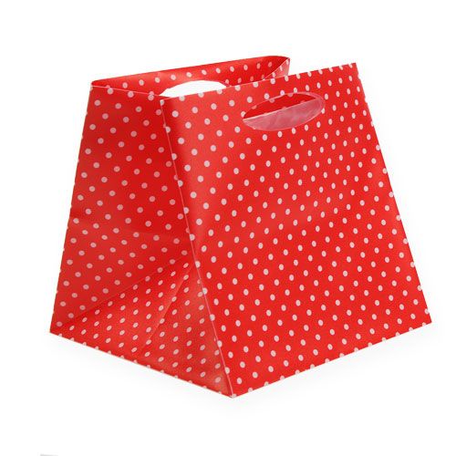 Floristik24 Plastic bag red sort. 6.5cm x 6.5cm 12pcs