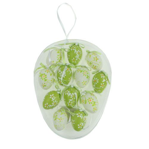 Floristik24 Plastic Easter eggs 4cm 12pcs