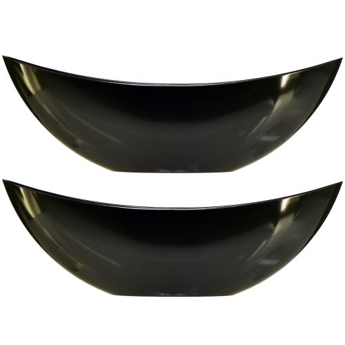 Product Stylish boat bowl in dark green – perfect for planting – 39cm 2pcs