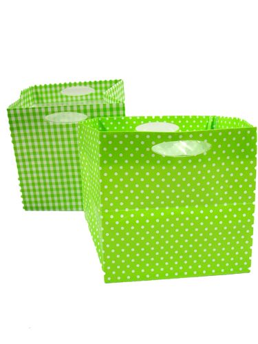 Floristik24 Plastic bag 10.5x10.5cm 16pcs. green