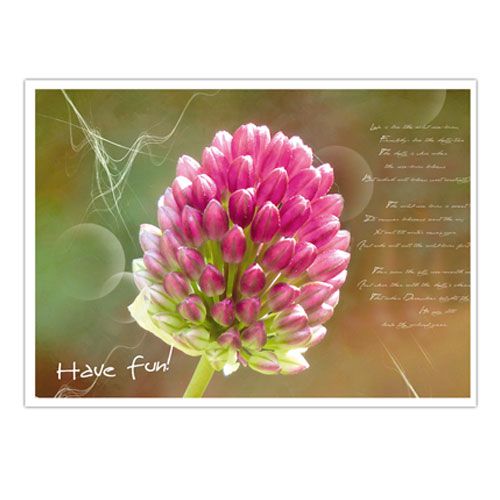 Product Postcards with floral motifs sort. 4pcs