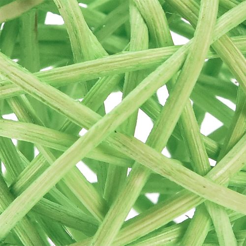 Product Rattan balls green light green cream sorted rattan Ø5cm 24 pcs