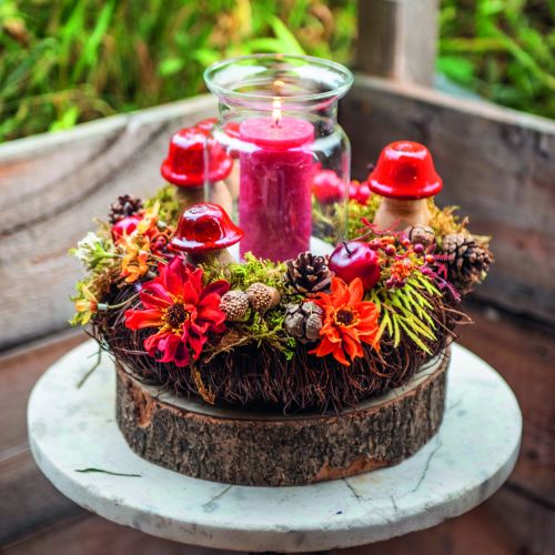 Floristik24 Vine wreath dark brown Natural decorative wreath made of vines Ø25cm