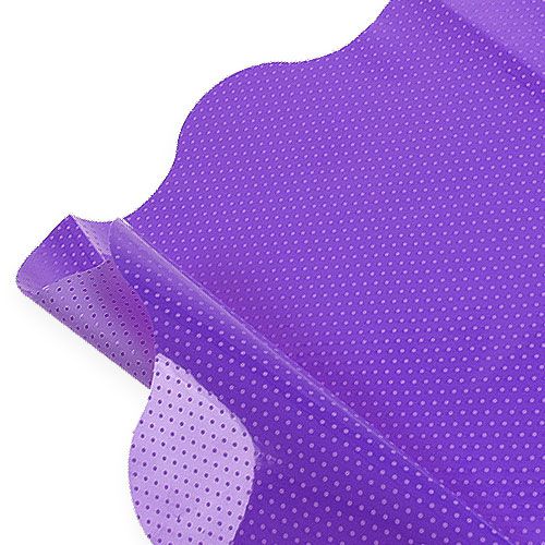 Floristik24 Rondella cuffs Ø50cm purple 50pcs