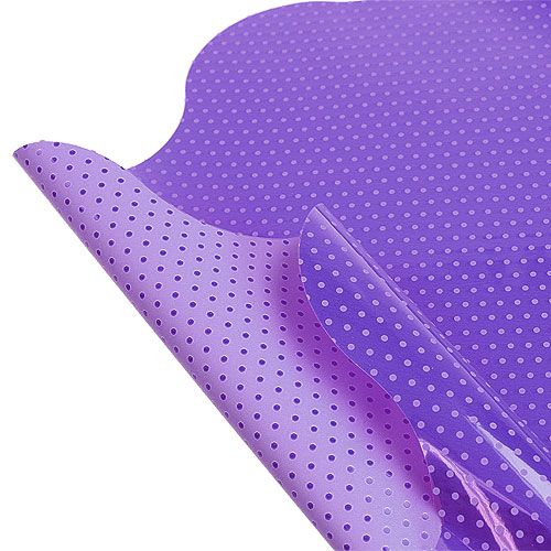 Floristik24 Rondella cuffs Ø50cm purple 50pcs