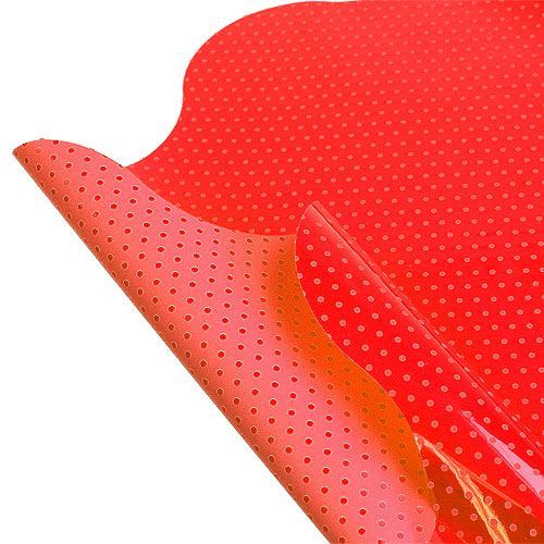 Floristik24 Rondella cuffs Ø40cm red 50pcs