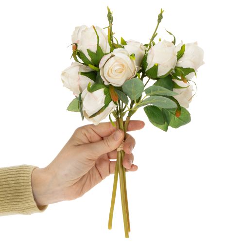 Product Artificial flower bouquet of roses for stylish table decoration, 31cm, 3 pieces