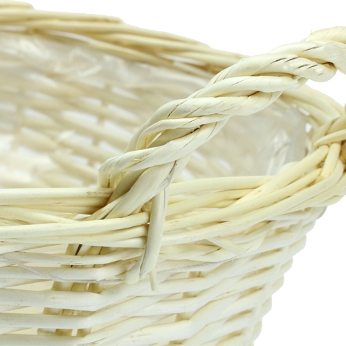 Floristik24 Round basket bowl about Ø35cm peeled