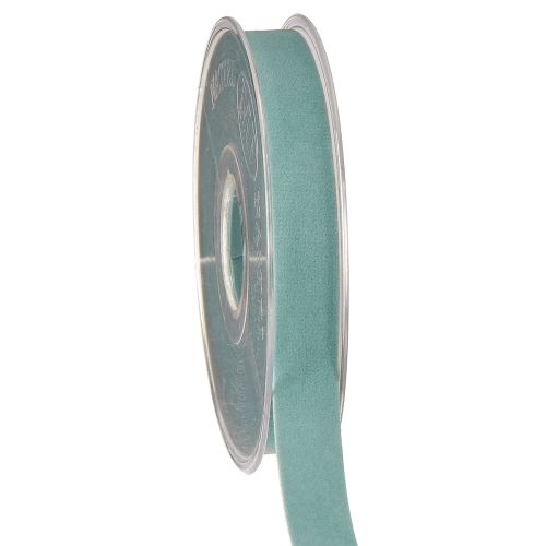 Velvet ribbon light blue decorative ribbon gift ribbon blue 15mm 7m