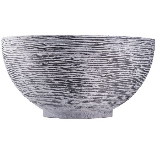 Product Bowl Round Plant Bowl Grey Black Ø45cm H22,5cm