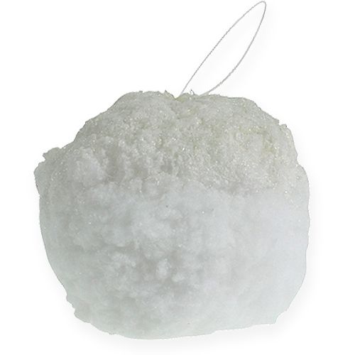 Snowball with glitter white 25 cm