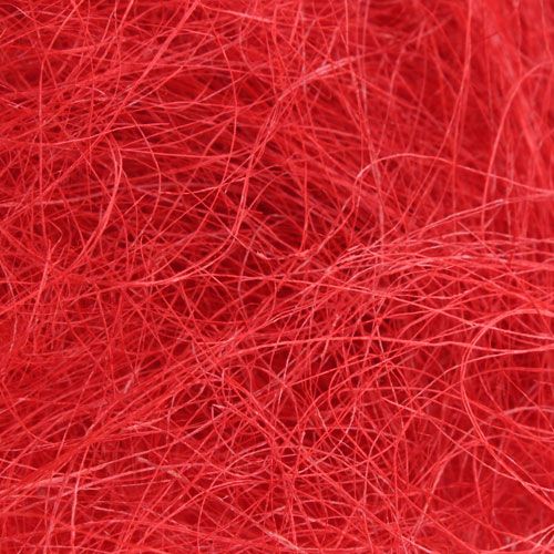 Product Sisal red, Christmas decoration, sisal wool 300g