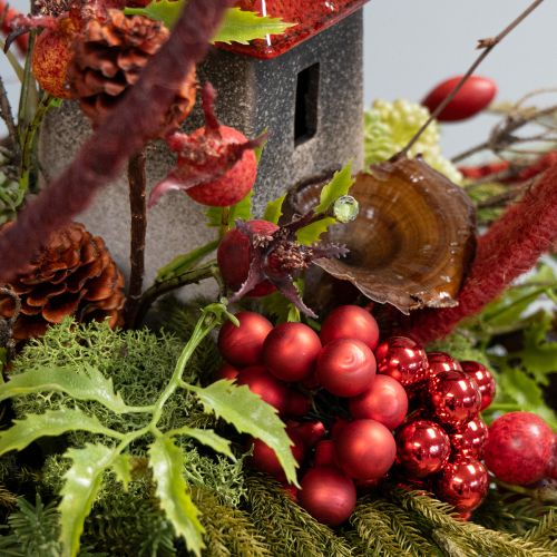 Product Mirror Berries Red Matt, Glossy Ø1.5cm 140 pcs