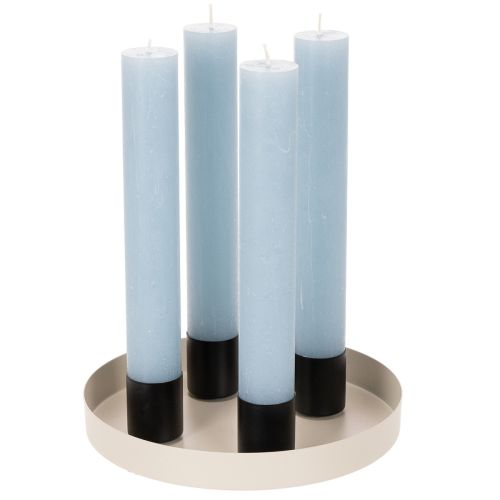 Magnetic candle holder, matte finish, 4cm, 4 pieces | Floristik24.ie